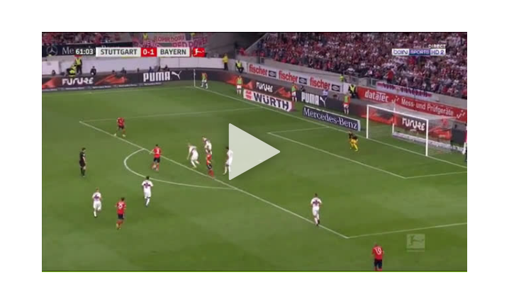 Lewandowski STRZELIŁ gola Stuttgartowi [VIDEO]
